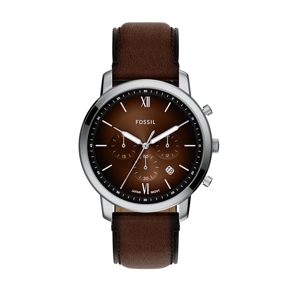 FOSSIL NEUTRA Heren Horloge 44 mm - Bruin