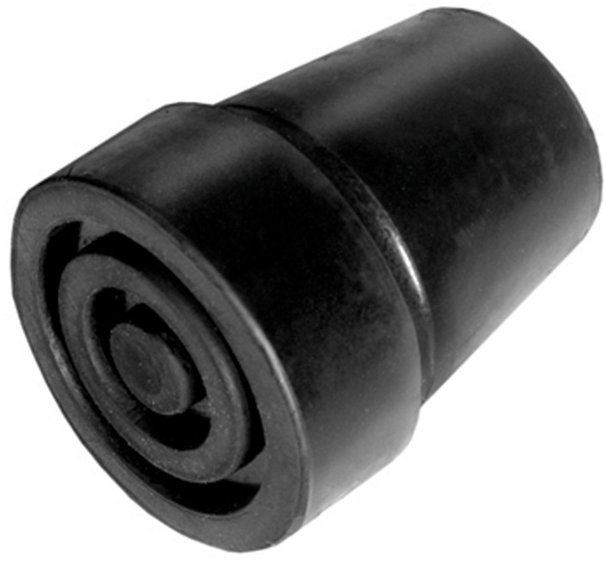 Comforthulpmiddelen Kruk- en stokdoppen - 19 mm zwart - Diameter 30 mm-hoogte 30 mm