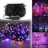 80m 800 LED Lichtketting Buiten Binnen Met Steker Lichtkettinggordijn Kleurig 8 Modi Geheugenfunctie Kerstverlichting Voor Kerstfeest Feestbruiloft Pasen Waterdicht IP44