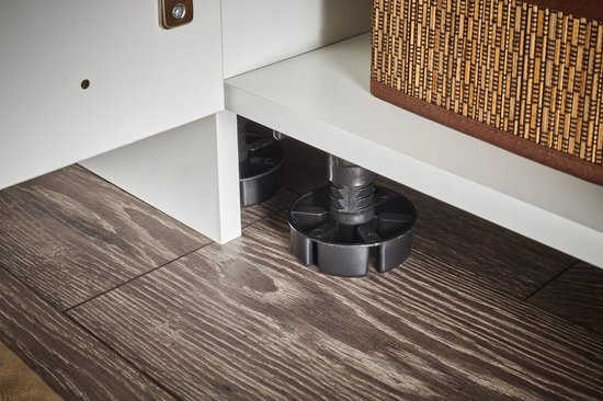 Armoire colonne pour lave-linge Laundreezy | 50 x 68 x 162 cm | Blanc - Bega BBK - Meubles pour buanderie - Blanc - MDF - Meubles pour buanderie