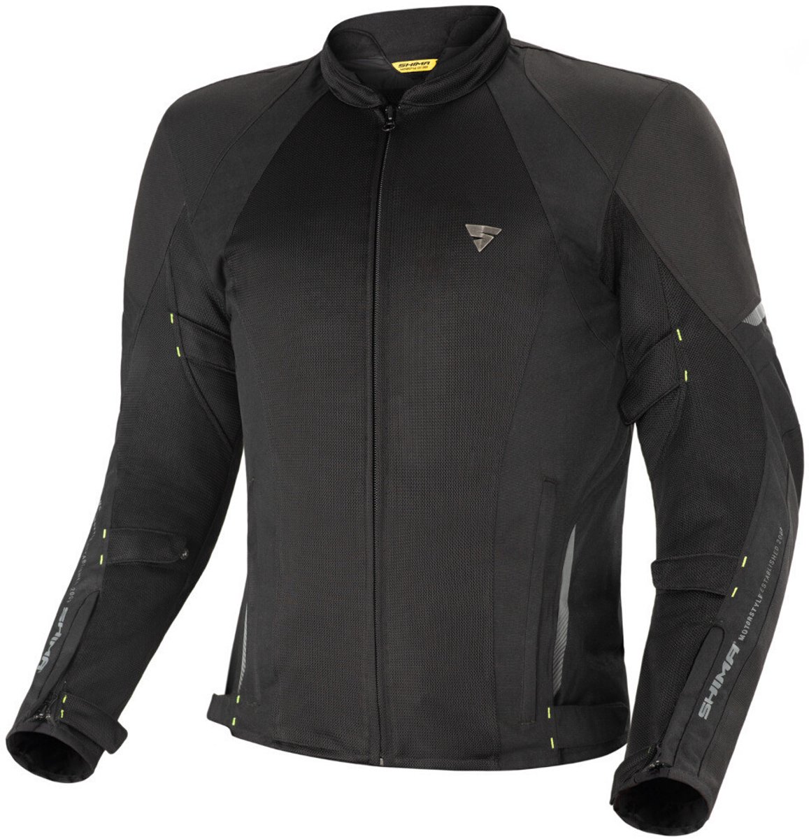 SHIMA Jet Waterproof Zwart Textiele Motorjas - Jas