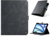Solidenz Urban Book geschikt voor iPad Air 6 (M3 en M2) / Air 5 / Air 4 - 11 en 10.9 inch met pencilhouder - Zwart