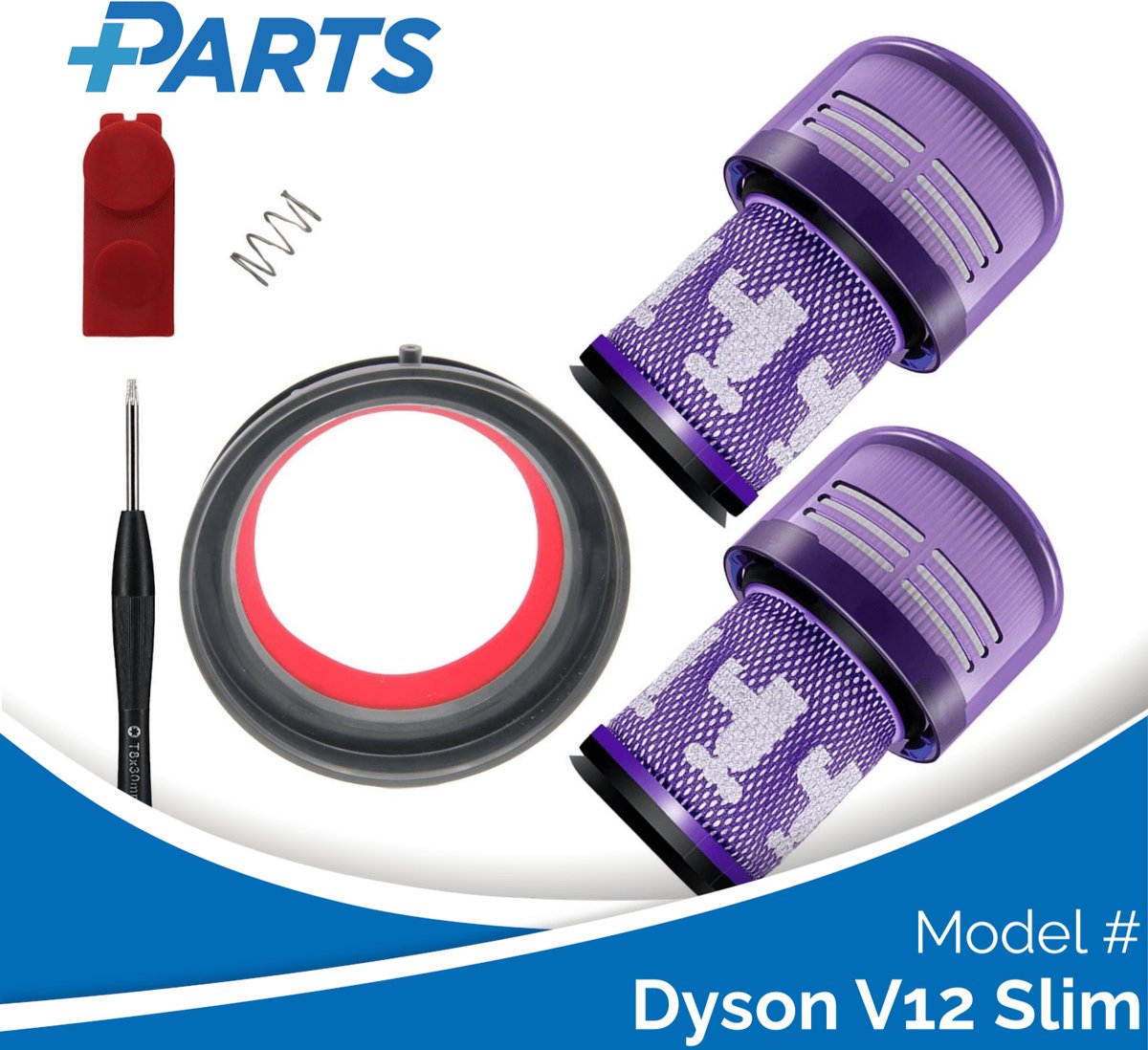 Dyson V12 Slim Onderhoudsset (Plus.Parts® alternatief voor 971517-01)