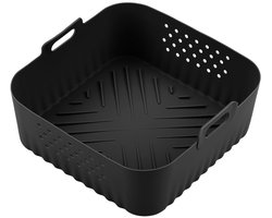2 stuks Geschikt voor NINJA AF140 AF141AF180 AF181 HD9270 Airfryer siliconen bakplaat airfryer accessoires- zwart