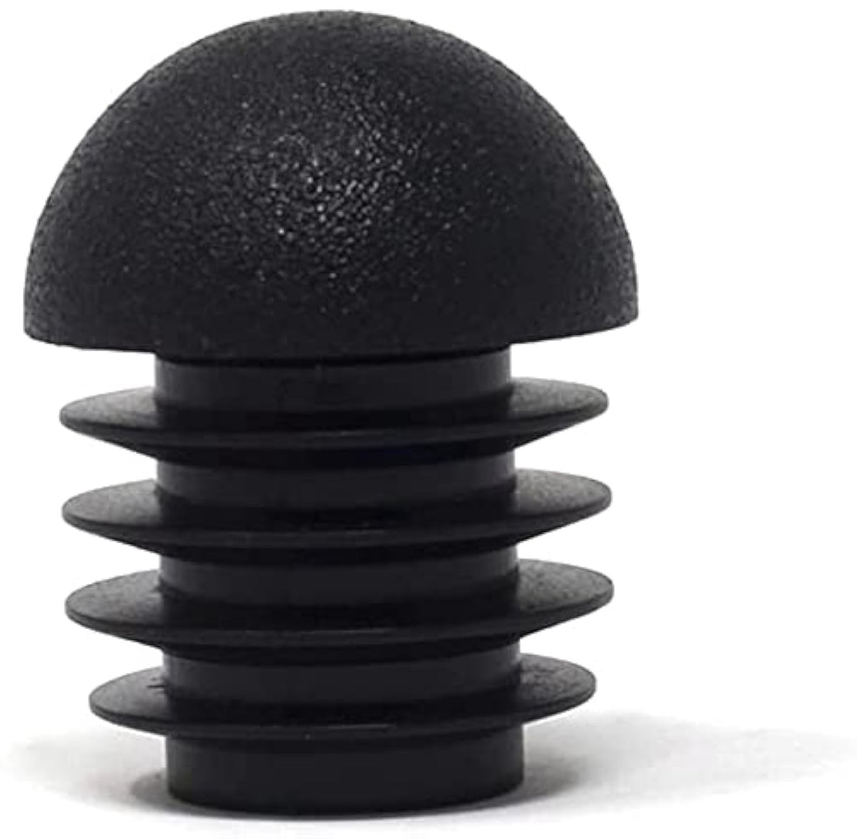 8x Lamellenpluggen Ã˜ 30-31 mm - Zwart - Voor Ronde Buis