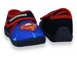 Superman sloffen voor jongens - blauw