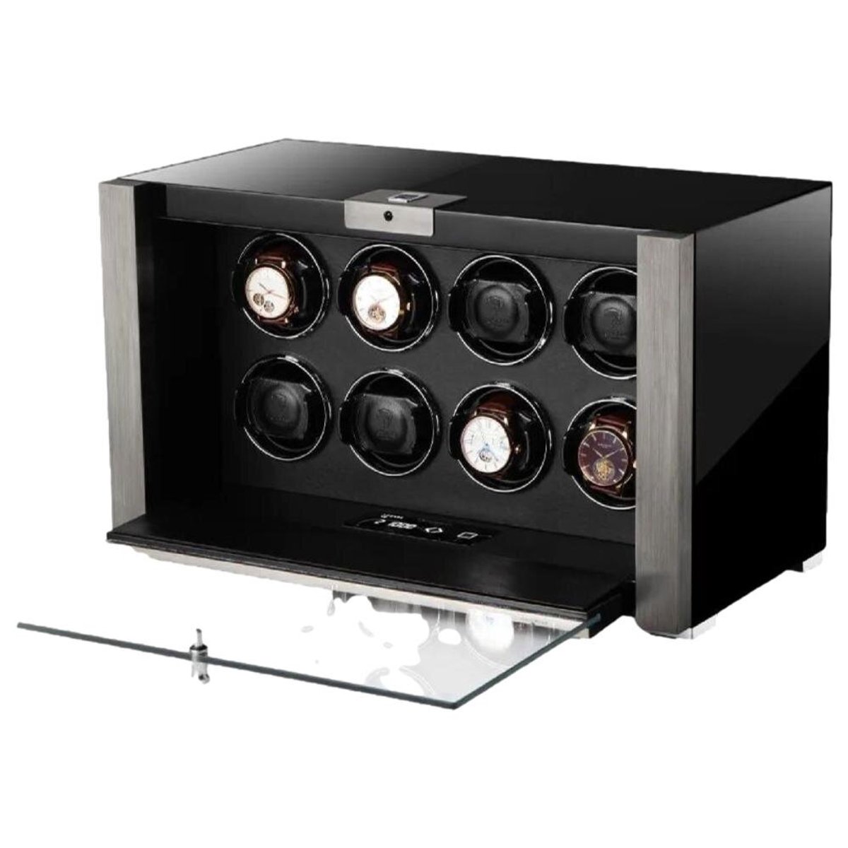 Modalo - 3908114S - Horlogeopwinder voor 8 horloges - zwart - Victory