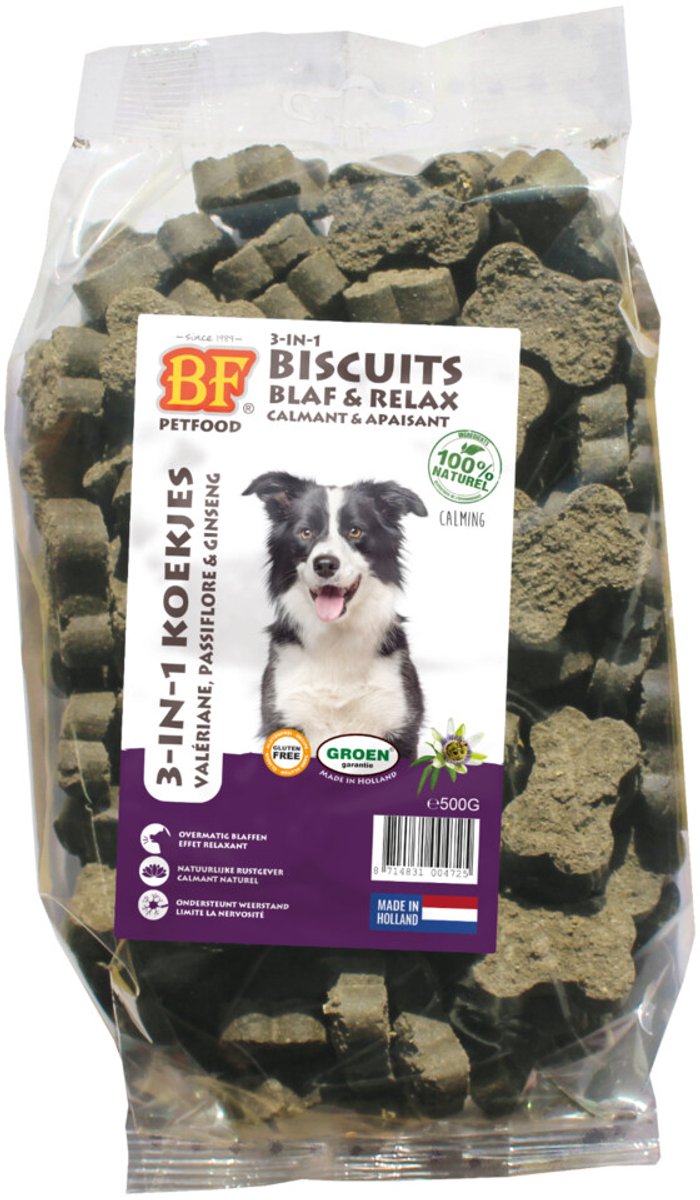 BF Petfood 3-in-1 Koekjes Blaf & Relax - 12 x 500 gr - Voordeelverpakking