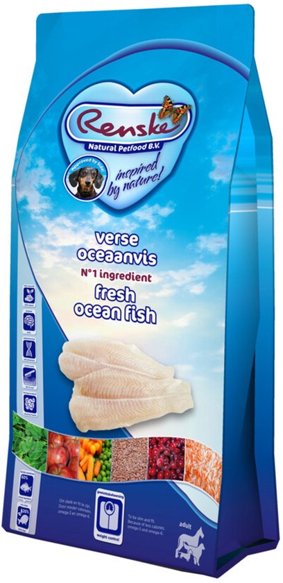 Renske Super Premium Adult Hondenvoer Oceaanvis - 12 kg