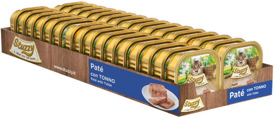 Stuzzy Kattenvoer Paté Tonijn - 32 x 100 gr - Voordeelverpakking