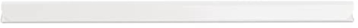 Universele klemrails voor DIN A4 documenten - 10 stuks - 4 mm - Voor 40 vellen - PVC kunststof - Wit