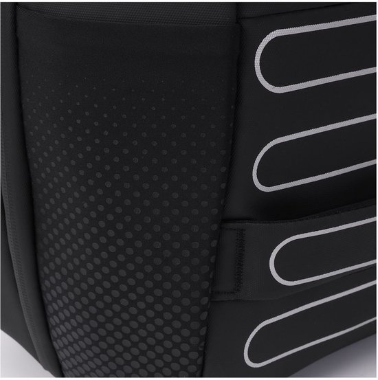 Hedgren Handle M P Sac à dos 15,6 pouces avec 2 compartiments et protection RFID – Taille moyenne – Noir
