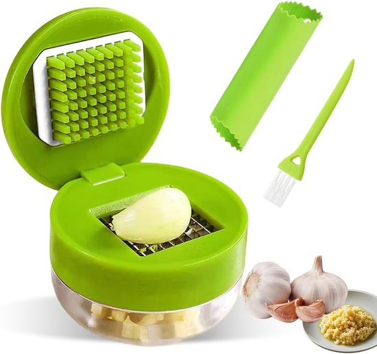 Garlic zoom knoflooksnijder - knoflookhakker xl - chefn - online kopen? | Korting tot 60