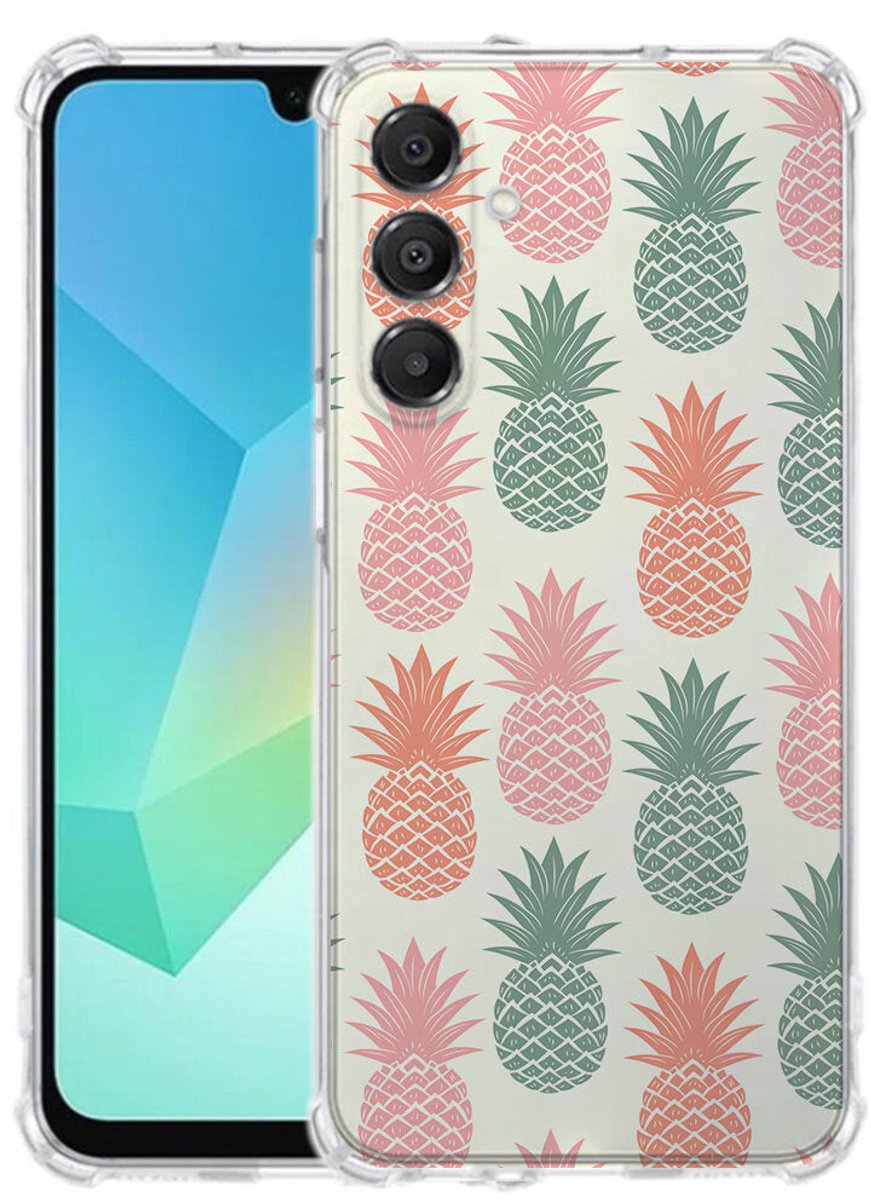 TPU Telefoonhoesje Samsung Galaxy A17 - Ananas schokabsorberende backcover