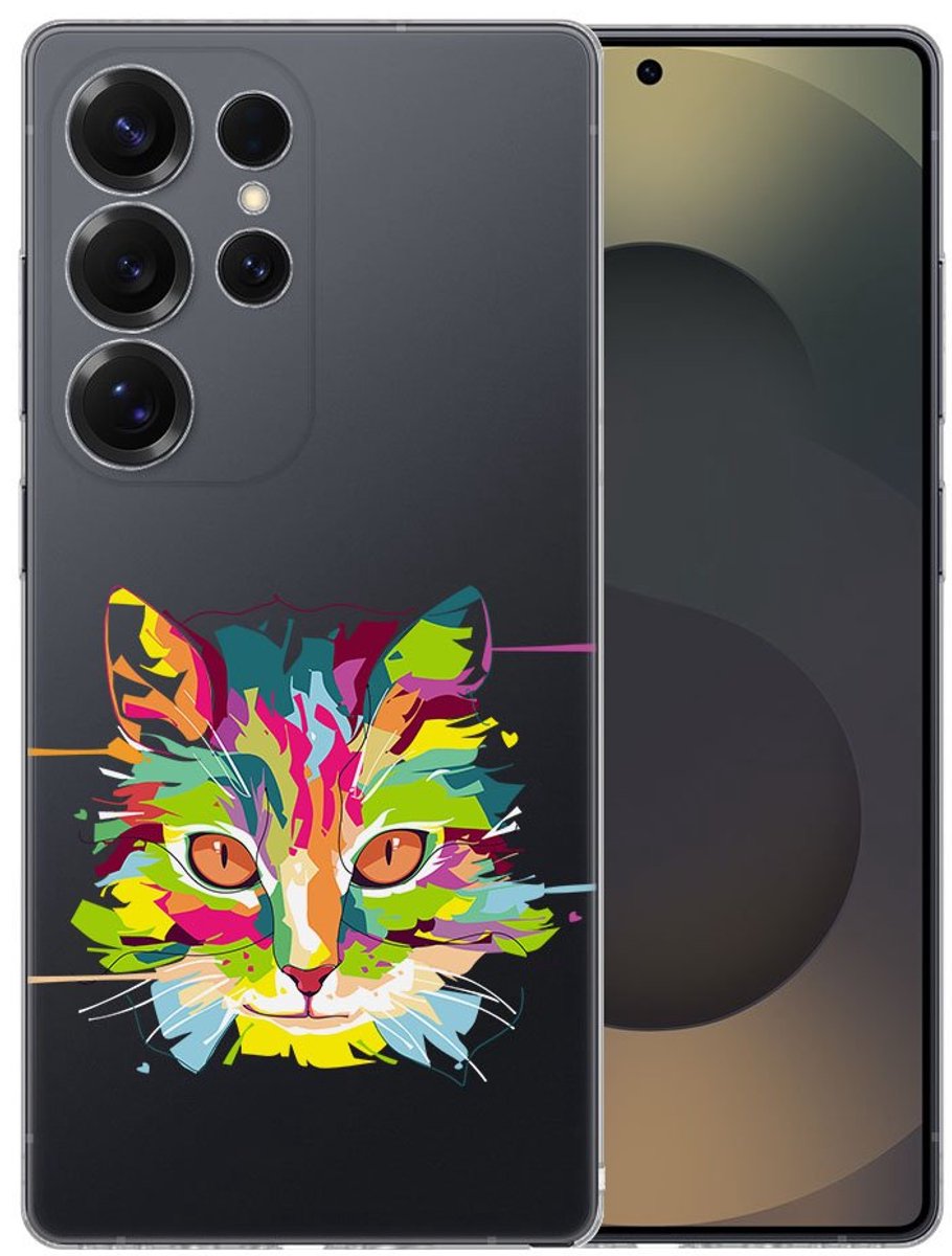 TPU Hoesje Samsung Galaxy S25 Ultra - Cat Color Backcover