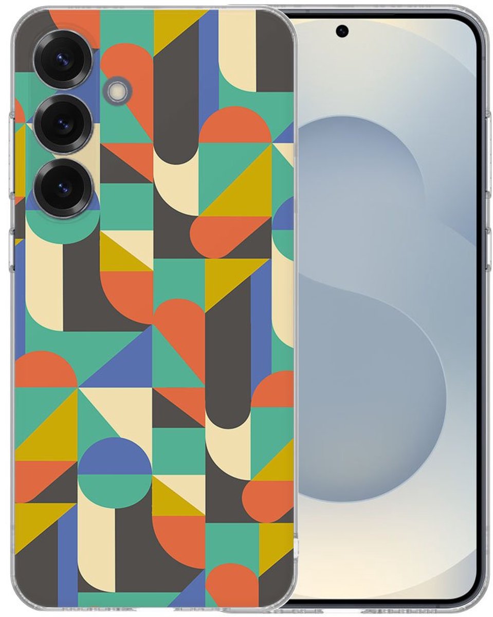 TPU Hoesje Samsung Galaxy S25 - Funky Retro Backcover