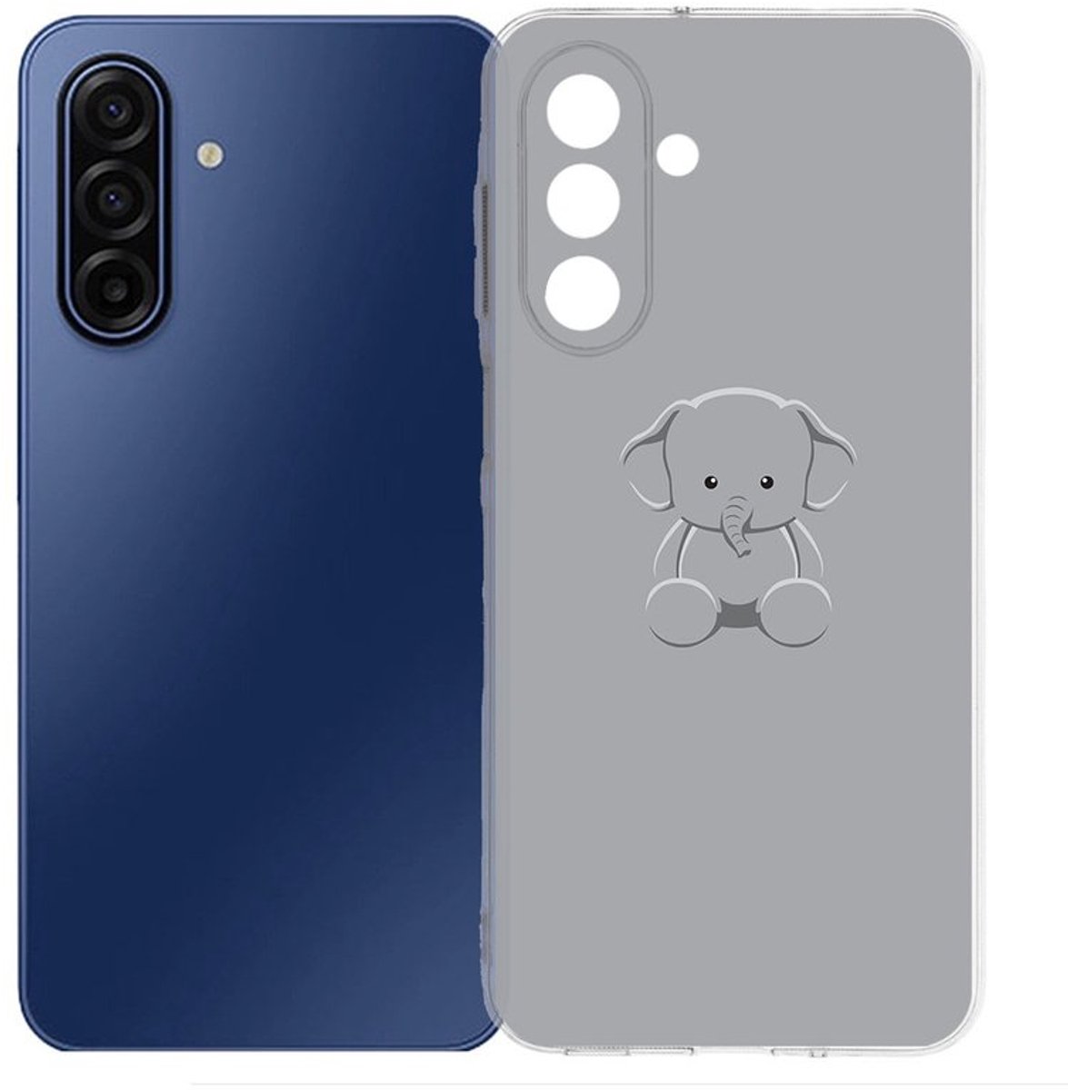 TPU Hoesje Samsung Galaxy A17 - Baby Olifant Backcover