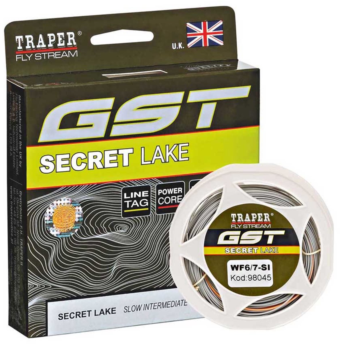 Traper Fly Gst Secret Lake S3 Vliegvissnoer 32 M Transparant Line 6 / 7