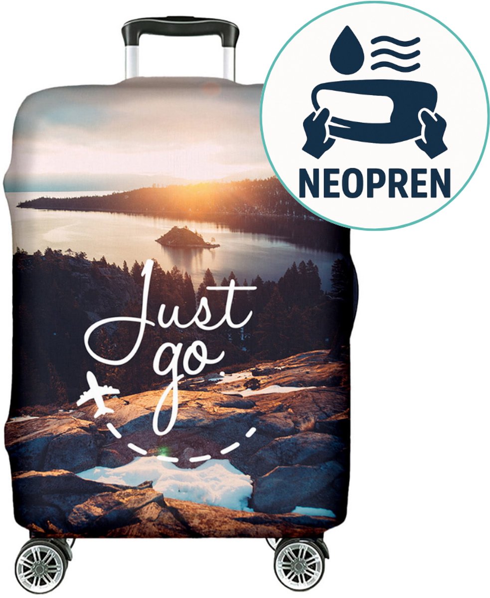 FEROCITY - Kofferhoes S (18"-22") Flexibel - Gemakkelijk schoon te maken - Polyester - Just Go