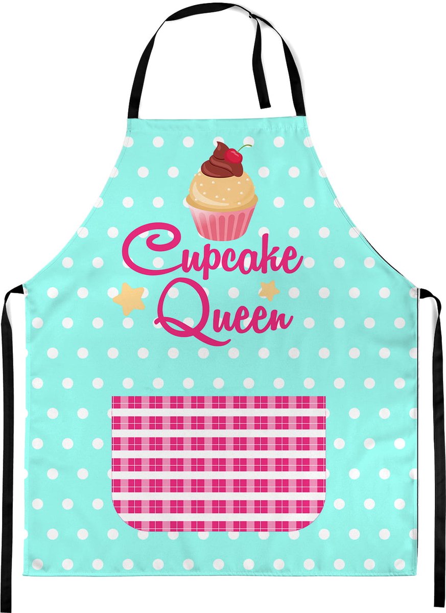 FEROCITY - Kinderschort Universele kindermaat Schildersschort - met klittenband - Unisex - Cupcake