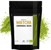 Cupplement Matcha Poeder Ceremonial Grade 60 gram - Biologische Thee uit Japan – Energie - ceremonial matcha - matcha ceremonial grade - 60 dagen voorraad per zakje