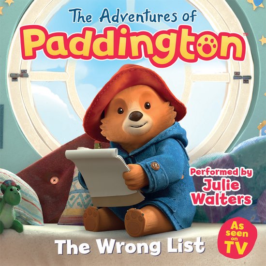 The Adventures of Paddington-The Wrong List - cover
