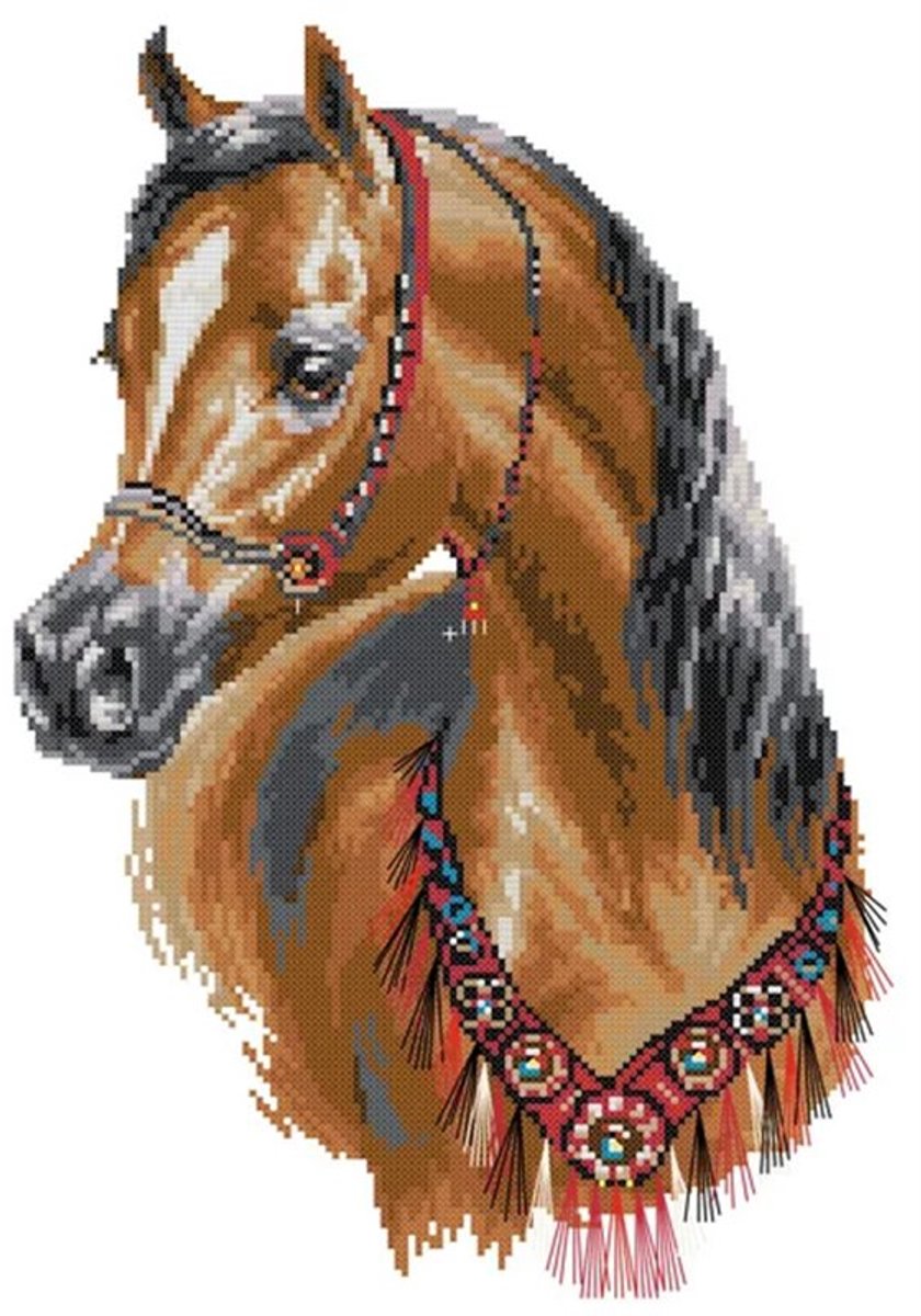 Borduurpakket Arabisch paard
