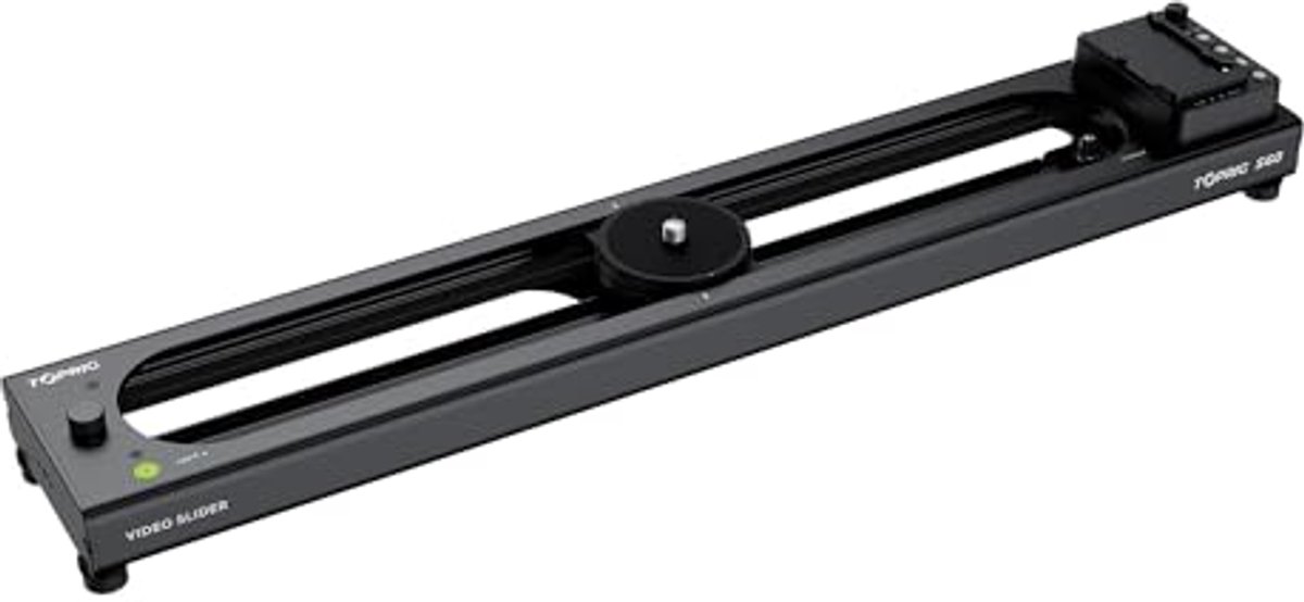 Gemotoriseerde Camera Slider voor Video-opnamen - Max. Draagvermogen 2,5 kg Verticaal en 4 kg Horizontaal - Snelheid 5 cm/s - Max Reisafstand 425 mm