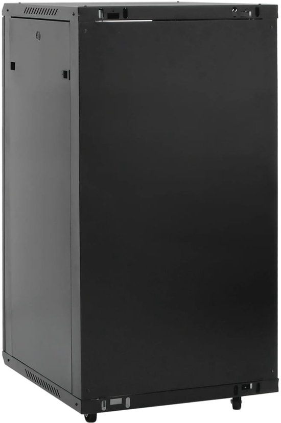 vidaXL - Netwerkkast - 22U - 19" - IP20 - 60x60x120 - cm - zwart van vidaXL — afbeelding 5
