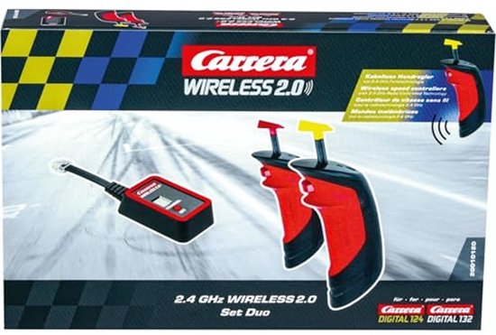 Draadloze Racebaan Set voor Digital 132/124 - Inclusief 2 Handknoppen en Ontvangers van Merkloos — afbeelding 2