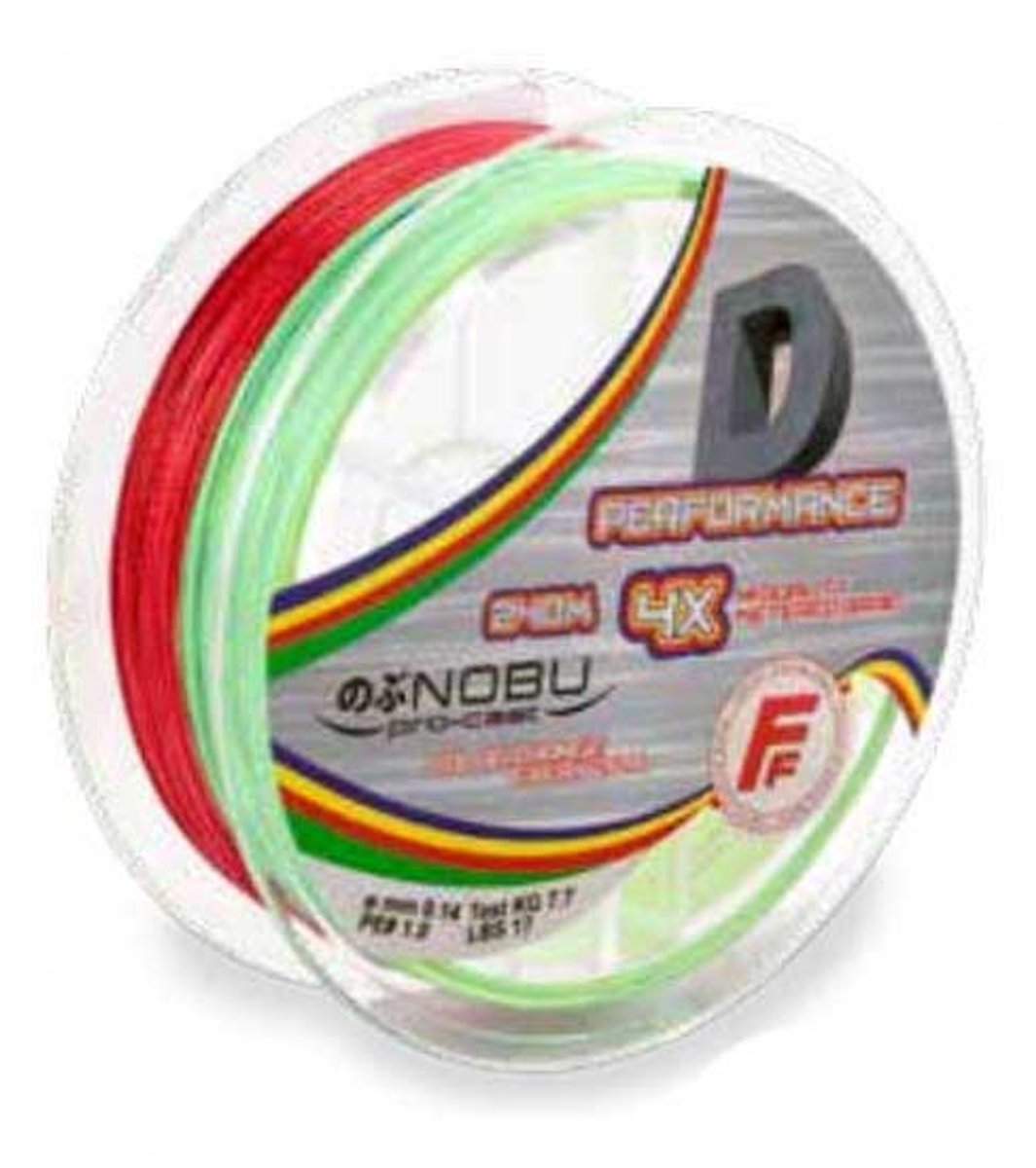 Fishing Ferrari Nobu D Performance 4x Gevlochten Vislijn 240 M Transparant 0.250 mm