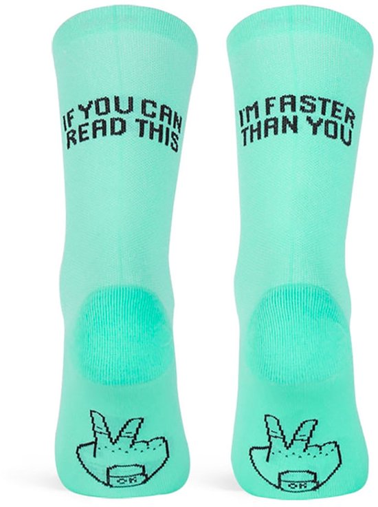 Pacific Socks Faster Chaussettes Vert EU 37-41 Homme, Femme
