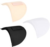 Wieysdoo Schouderpads siliconen schouder 2 stuks push-up pads lijm schouderversterker voor vrouw man pak blazer kleding blouses, Beige, Eén maat