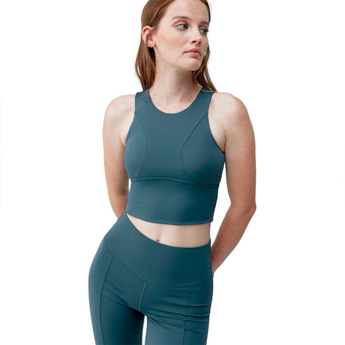 Born Living Yoga Elin Sporttop Met Medium-hoge Ondersteuning Blauw XS Vrouw