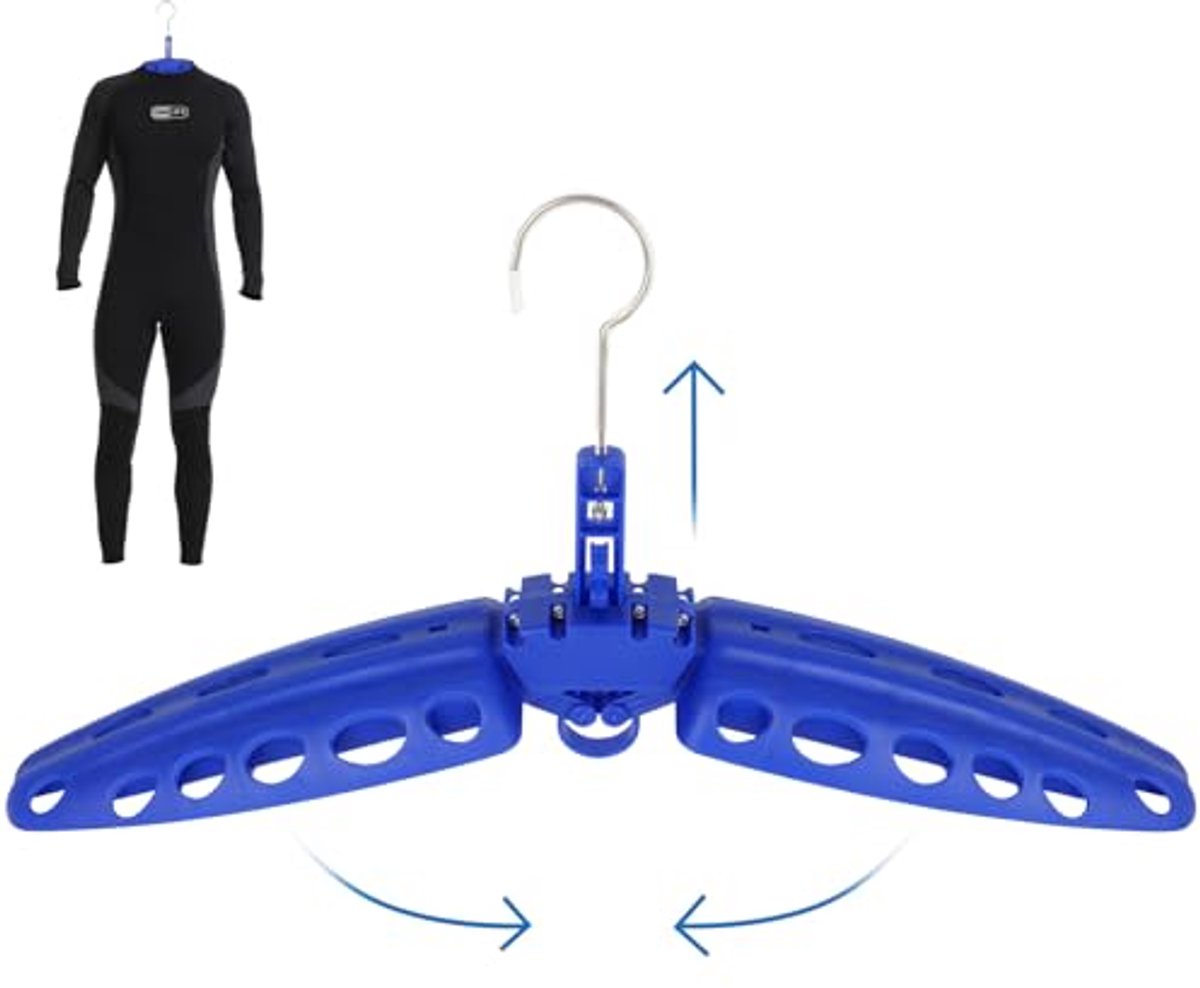 Ophanghanger voor Wetsuits en Duikpakken - Sneldrogend, Opvouwbaar en Geventileerd Accessoire