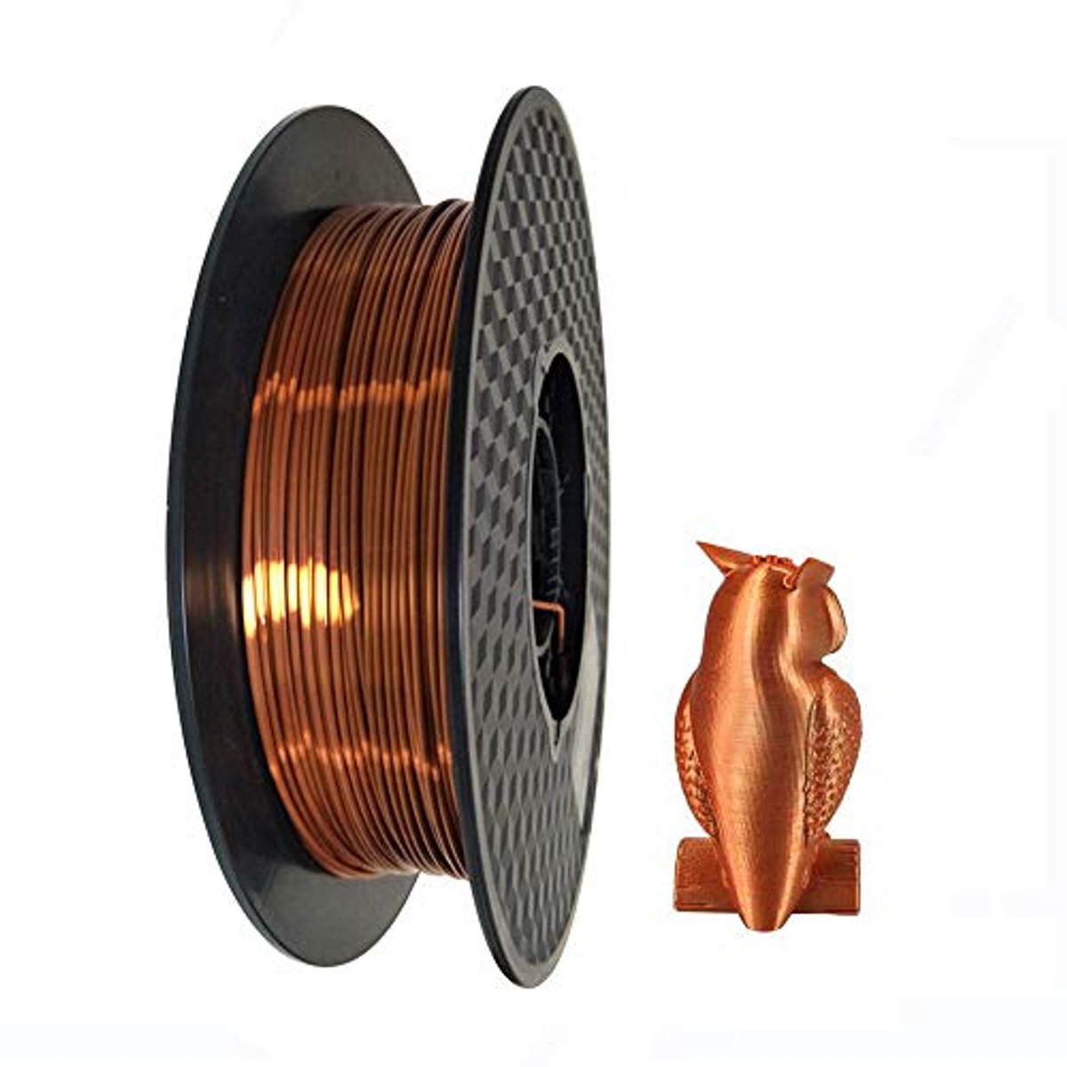 Glanzend Metallic Koper PLA Filament 1.75mm 500g voor 3D Printers