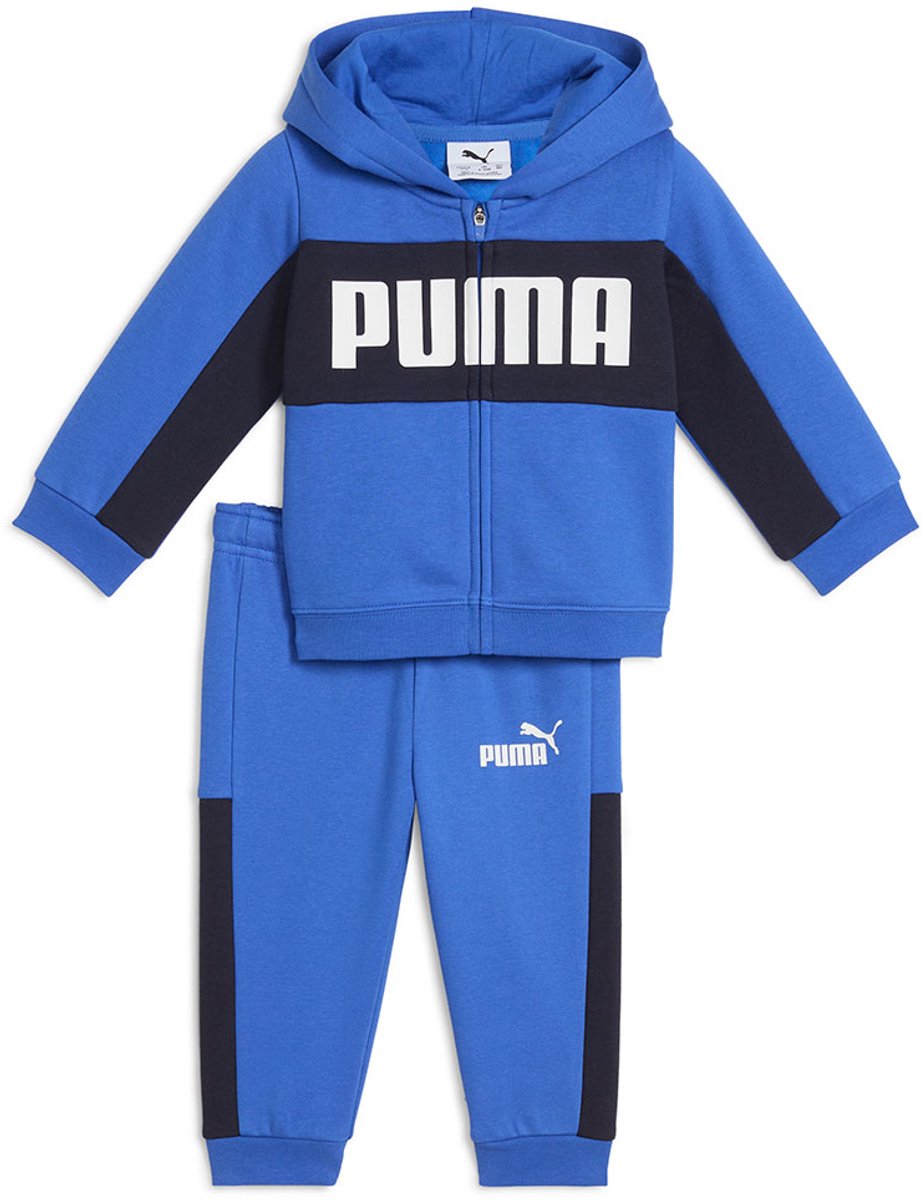 Puma Minicats Ess Block Trainingspak 9-12 Months Kinderen Blauw
