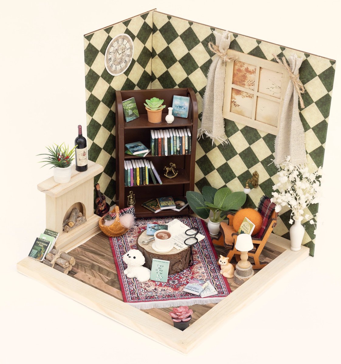 Miniatuur tafereel – DIY decoratie – Miniatuur landschap - Creatieve DIY box - Modelbouw - Readers Retreat