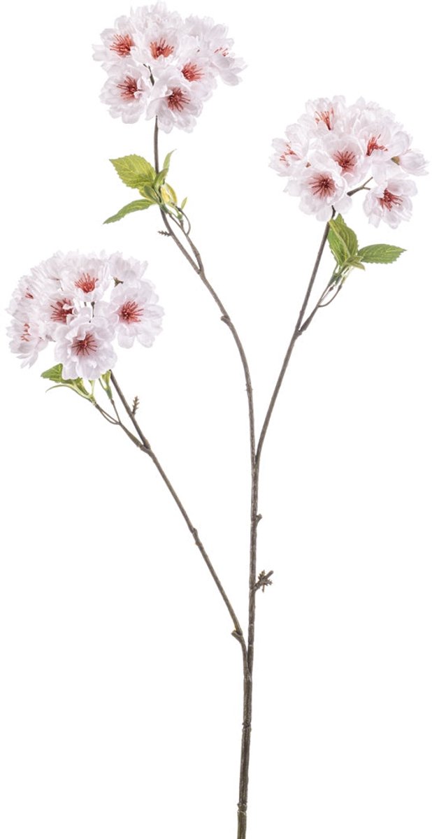 Emerald Kunstbloem Bloesem 82cm wit - Kunstplant voor binnen