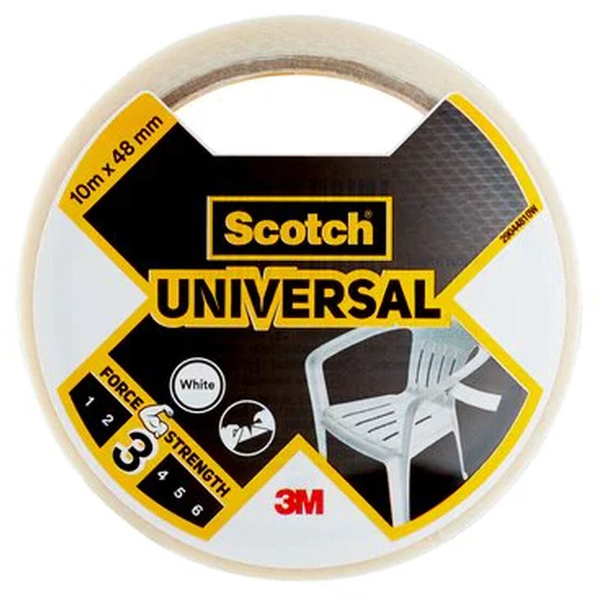 Ducttape Scotch Wit 10 m x 48 mm