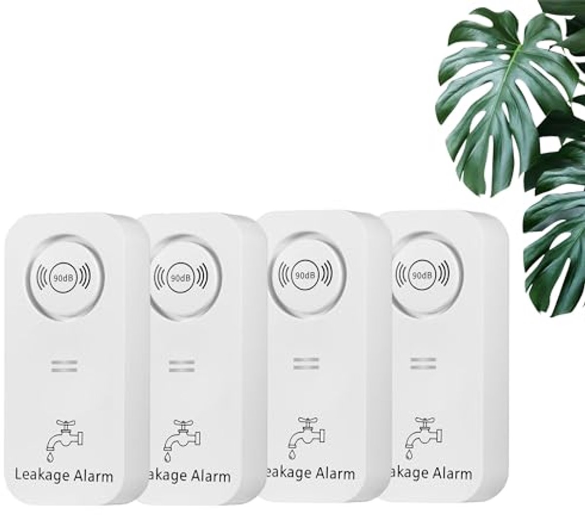 Wateralarm met 90 dB - voorkom waterschade met lek- en druppeldetectie