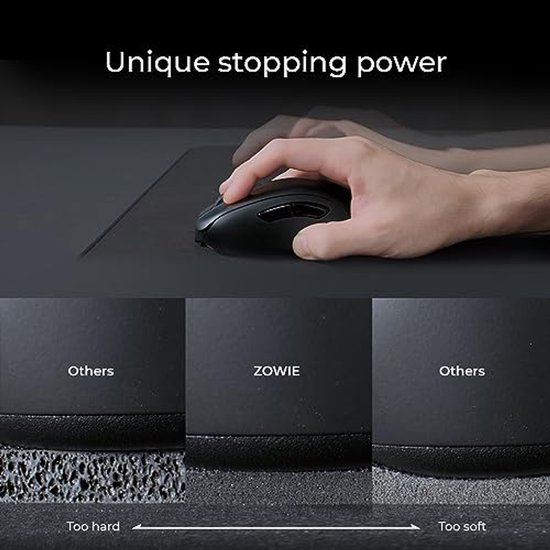 Gaming Muismat voor Esports - Zwart — afbeelding 3