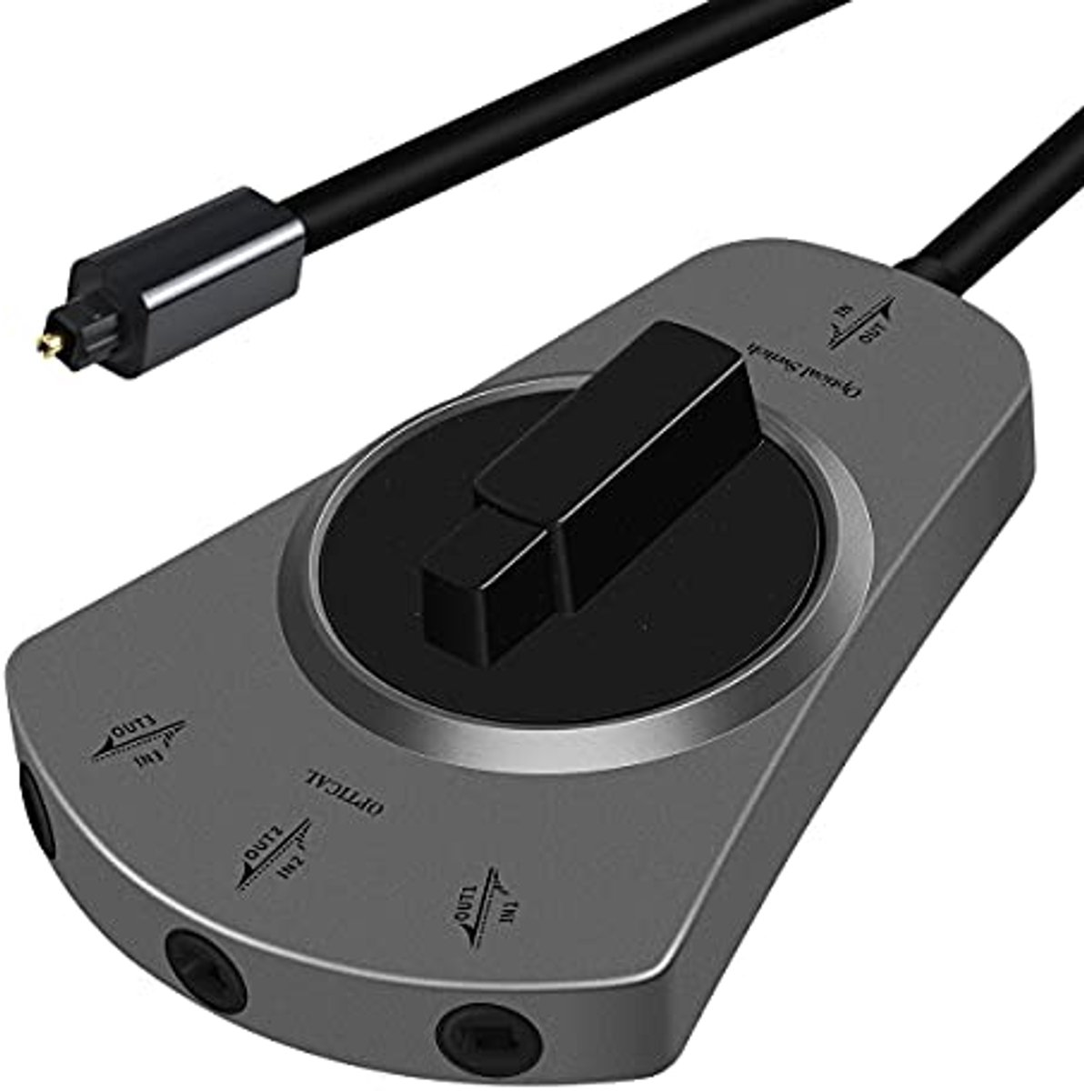 Optische Splitterkabel 1-in-3 - Toslink / Fiber Optic Audio Adapter (1m)