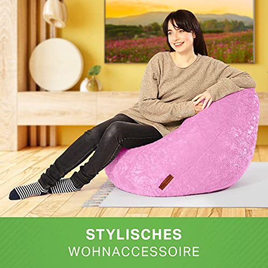 Indoor Sitzkissen mit 120L EPS-Perlen Füllung, Kuschelig
