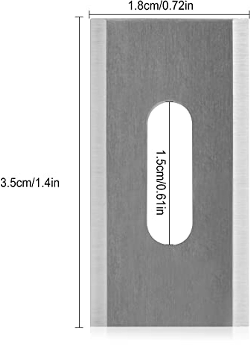 Afbeelding 3 van Scherpe reservemessen voor robotmaaiers - 30 stuks van roestvrij staal
