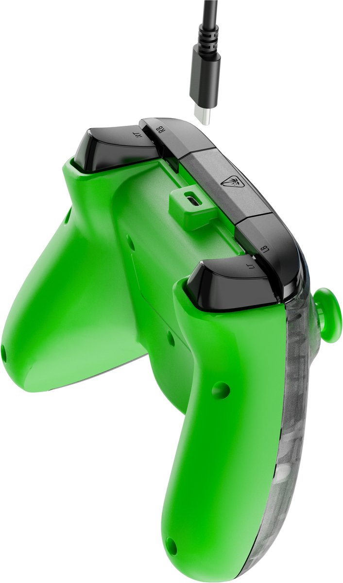 Turtle Beach Rematch Core - Bedrade Controller - PC, Xbox Series X|S, Xbox One - Ghost Camo - Black/Green thumbnail 8