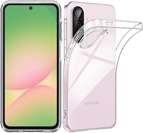 Soft Backcover Hoesje Geschikt voor: Samsung Galaxy A56 Silicone Transparant - ZT Accessoires