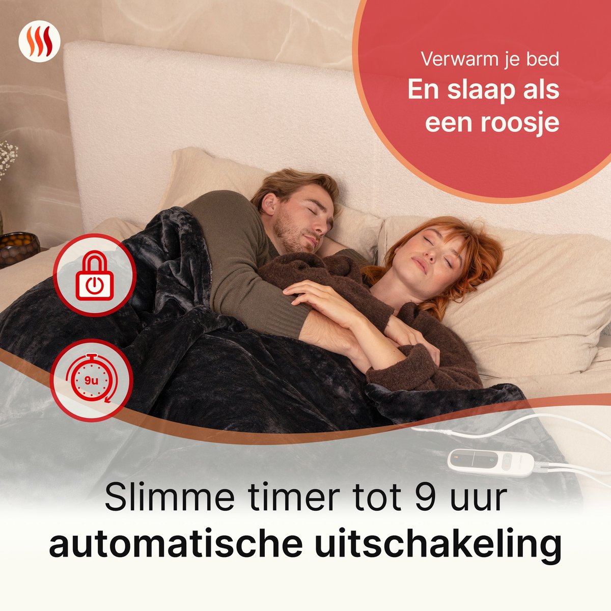 Seranova Elektrische Deken 3XL - Extra Warmtedraden thumbnail 4