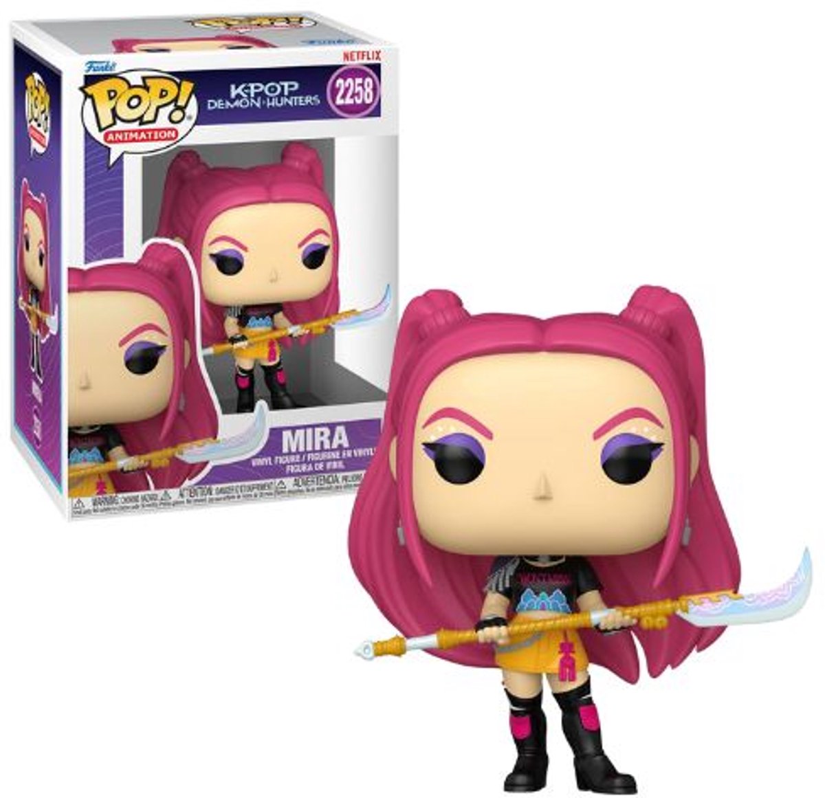 KPop Demon Hunters Mira (Pop! Animation) vinylfiguur 2258 Unisex Funko Pop! - Neutraal - Standard — cadeau in Spellen & Speelgoed - foto 6