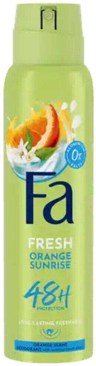 Fa - Deodorant Spray Orange Sunrise - 3 x 150 ml - Voordeelverpakking